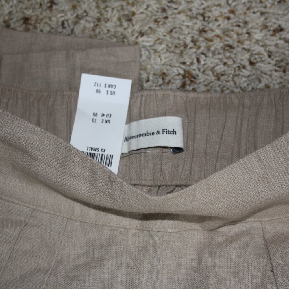 NWT Abercrombie & Fitch Linen Pants - NWT XXS NWT - image 4